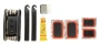 Bicycle repair kit | Stainless steel & plastic | 15 functions multi tool | With carry case