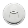 Apribottiglie | Metallo | Magnete da frigo | Fronte personalizzato