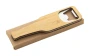 Bottle opener | Stainless steel & bamboo | Bottle shape