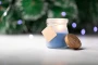 Candle | Glass & Cork | Different colours | Scented