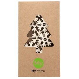 Christmas light string | Wood | Snowflake shape | 20 LED lights