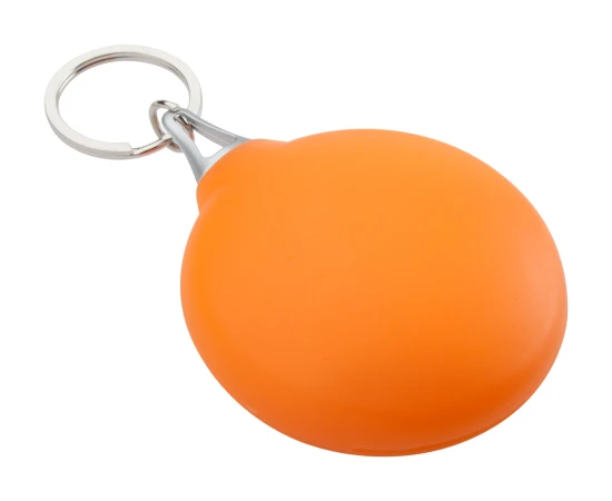 Glasses cloth | Microfibre & plastic | 130mm x 180mm | In soft plastic pouch with keyring | Orange