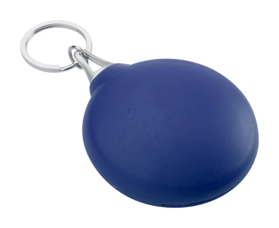 Brillendoekje | Microvezel & Plastic | 130mm x 180mm | In zacht plastic zakje met sleutelhanger | Blauw