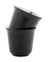Coffret de tasses à espresso | Acier inoxydable recyclé | 80 ml