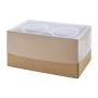 Espressokop set | Glas | 90 ml | Bamboe schotel | Eco