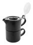 Teeset | Keramik | Teekanne 430 ml & passende Tasse 400 ml | Mattes Finish