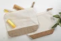 Toiletry bag | Laminated jute & cotton | 215×165×50 mm | With zipper