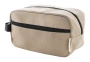 Cosmeticazakje | Gerecycled katoen en rPET polyester | 23x13x11 cm | Twee ritsvakken