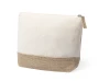 Trousse de toilette | Jute laminée & coton | 215×165×50 mm | Avec fermeture éclair
