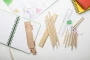 Set de crayons de couleur | Bois | Inclut une règle de 20 cm