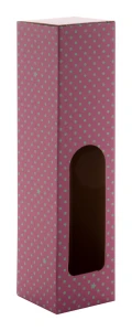 Emballage à vin | 1 compartiment | Personnalisable | Découpe pour étiquette