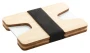 Card holder | Bamboo plywood | natural, 60x90x10 mm