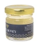 Acacia honey | Glass & metal | 50 g | 44 × 50 mm | Clean jar with metal lid