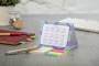 Kalender | Gerecycled papier & plastic | 12,8×9×17,5 cm | Vellen & paginamarkereringen