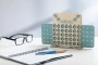 Calendar | Wood | Perpetual | Full colour