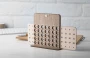 Schreibtischkalender | Birch & Walnuss -Sperrholz | 250×154×60 mm