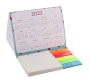 Calendrier | Papier & plastique recyclé | 12,8×9×17,5 cm | Feuilles & marque-pages
