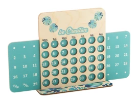 Kalender | Holz | Ewiger Kalender | Vollfarbdruck