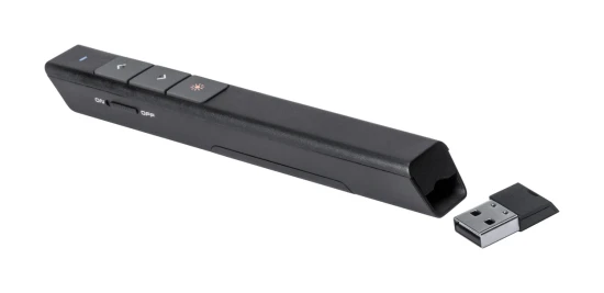 Laser pointer | Plastic | 17×139×15 mm | Incl. one AAA battery | Black