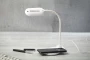 Wireless charging lamp | Recycled ABS | 15W and 10LEDs with adjustable brightness