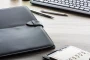Conference folder | A5 | PU leather | Incl. notepad and pen holder