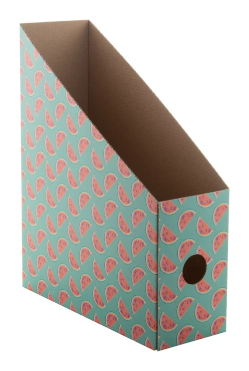 Personalised File Organiser | Cardboard | Eco Friendly | White