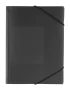 Document folder | PP | 238x315x17mm | With rubber strap