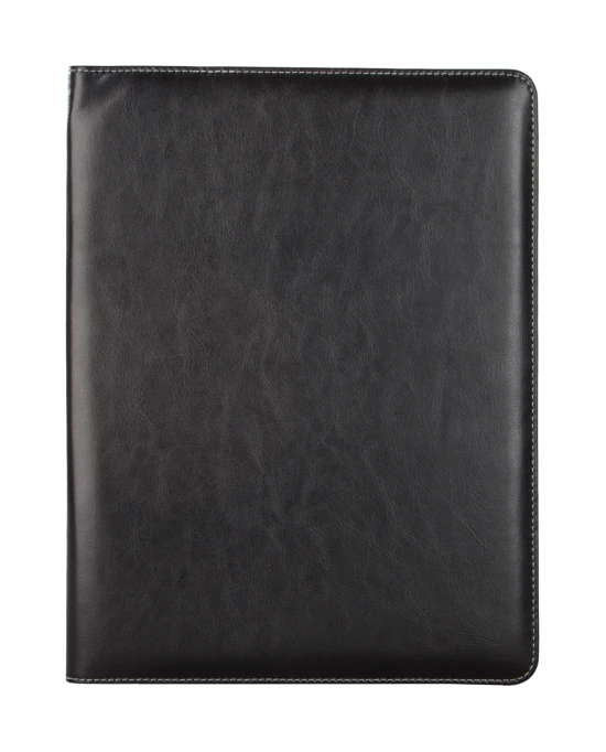 Conference folder | A4 | PU leather | Incl. pen and card holder | Black