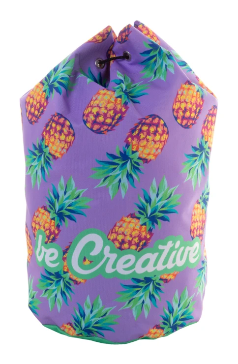 Sac marin | Polyester rPET 600D | Sur mesure | Impression sur toute la surface | Noir;blanc