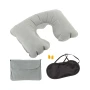 Travel set | Microfiber | Incl. travel pillow, eye mask & earplugs
