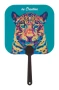 Custom made fan | Laminated paper & plastic | Full-colour print on both sides