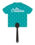 Custom made fan | Laminated paper & plastic | Full-colour print on both sides