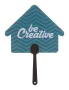 Custom made fan | Laminated paper & plastic | Full-colour print on both sides
