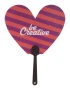 Custom made fan | Laminated paper & plastic | Full-colour print on both sides