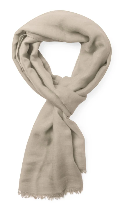 Scarf | Polyester 60 g/m² | For ladies | Fashionable | Beige