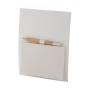 Aimant pour réfrigérateur avec bloc-notes et crayon | 50 feuilles de papier recyclé | 100x75mm