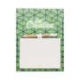 Aimant pour réfrigérateur avec bloc-notes et crayon | 50 feuilles de papier recyclé | 100x75mm