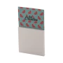 Fridge magnet with sticky notepad | 50 sheets of recycled paper | 75 x 75 mm