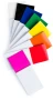 Aimant frigo coloré | Bloc-notes 40 feuilles | 60x148 mm