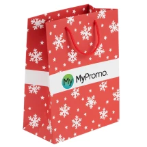 Weihnachtsgeschenktasche | Papier | 17×23×9 cm | Festlich