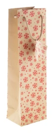 Christmas gift bag | Kraft paper | For wine bottles