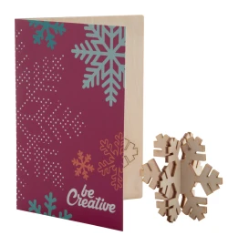 Christmas card | Paper | Custom graphic & Christmas style craft puzzle