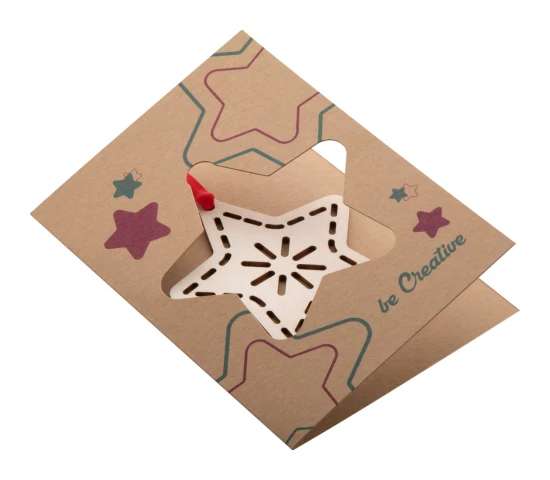 Christmas card | Paper | Fully customisable | Sustainable | Natural