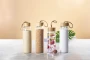 Water bottle with cork sleeve | Glass | 500 ml | Bamboo lid