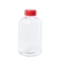 Waterfles | Glas | Gekleurde dop en deksel | 600 ml | Meerdere kleuren