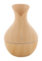 Umidificatore | Plastica effetto legno | Luce LED multicolore | Cavo USB | 130 ml