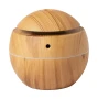 Humidificateur d'air | Motif bois | Rechargeable | Lumière LED multicolore