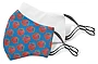 Masque réutilisable | Polyester 140 g/m² et coton 140 g/m² | 21 x 14 cm | Élastiques réglables | Impression par sublimation en couleur