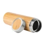 Thermos flask | Stainless steel & bamboo | 500 ml | Full-color print