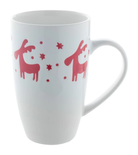 Christmas mug | Porcelain | 400ml | In paper gift box | White